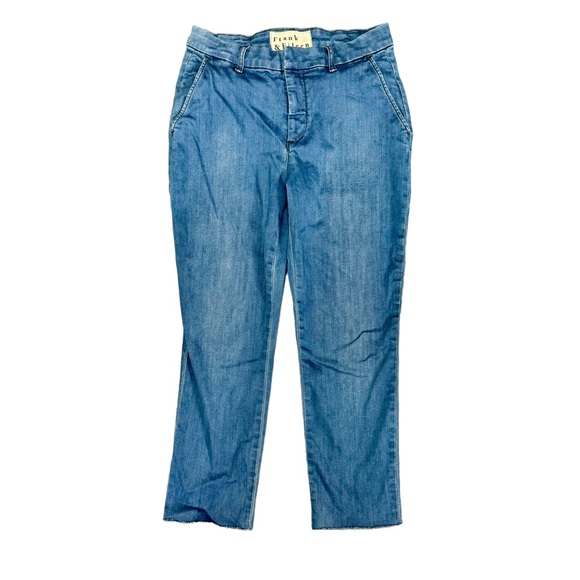 Frank & Eileen Wicklow Italian Chino Performance Denim Blue 1977 Wash 8 - Picture 5 of 16